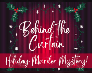 Holiday Murder Mystery Game  