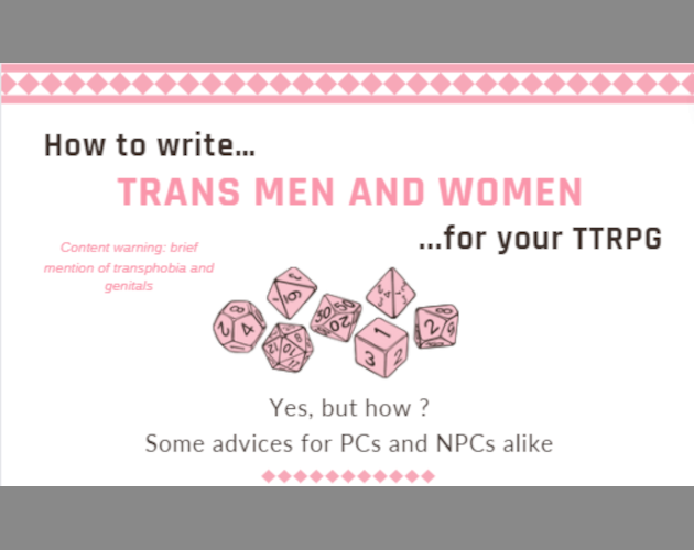 Cover image for Write trans characters
