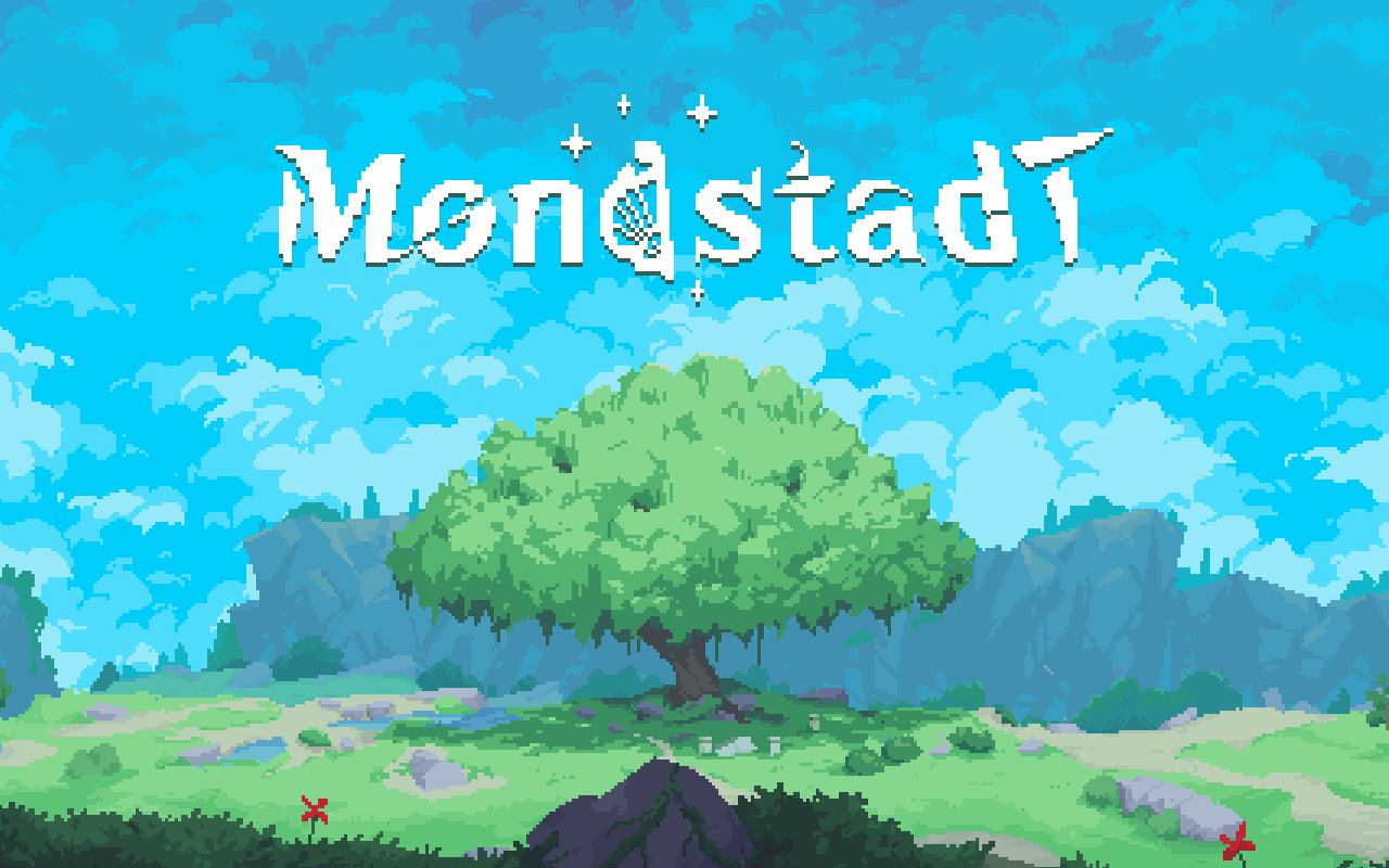 Mondstadt Theme - Genshin Inspired - Parallax Background Pixel Art (Free Platformer Tileset)
