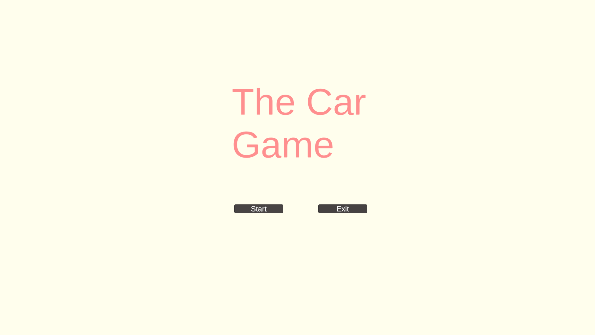 The Car Game