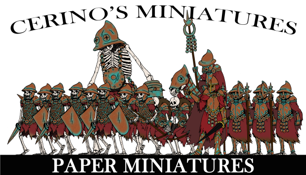 Cover image for Cerino's Miniatures: "No rest for the Wicked Legion"
