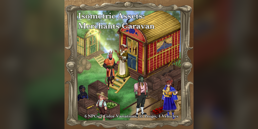 Cover image for Merchants Caravan Isometric Token Pack