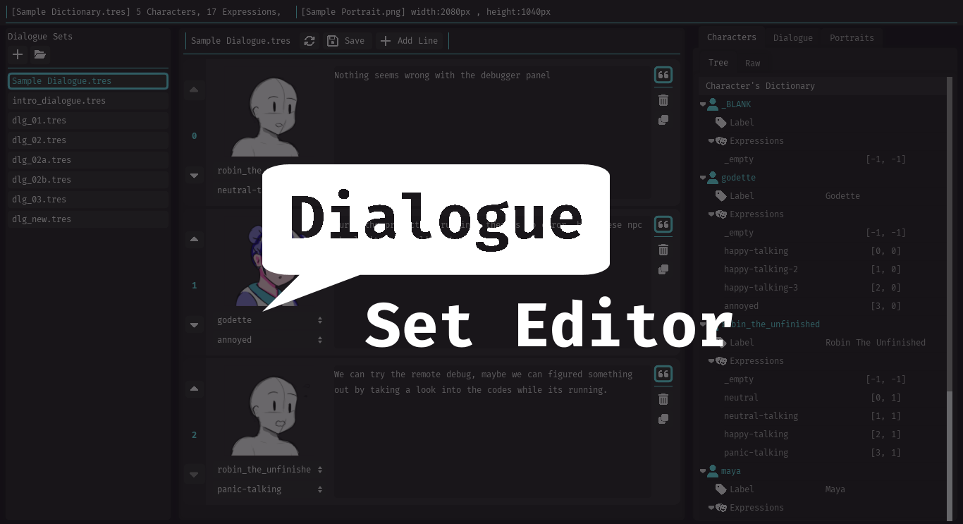 Dialogue Set Editor