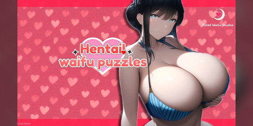 Cover image for Hentai! waifu puzzles