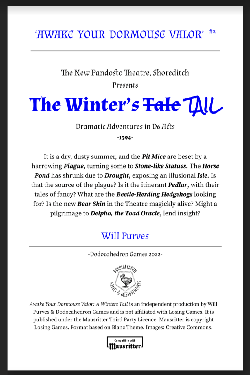Cover image for The Winter's Tail