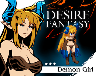 DESIRE FANTASY Pitaya [Character & Battler]-RPG RETRO TOPDOWN by Noiracide