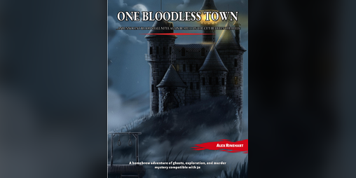 Cover image for One Bloodless Town