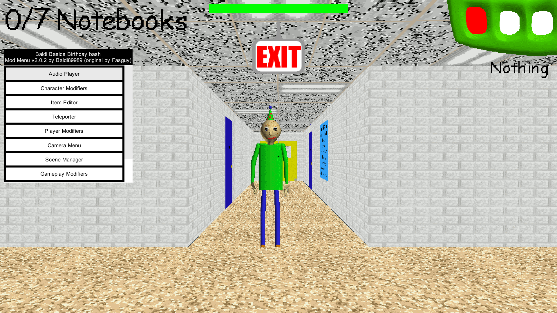 How to Download and Install Baldi's Basics+Mod Menu 