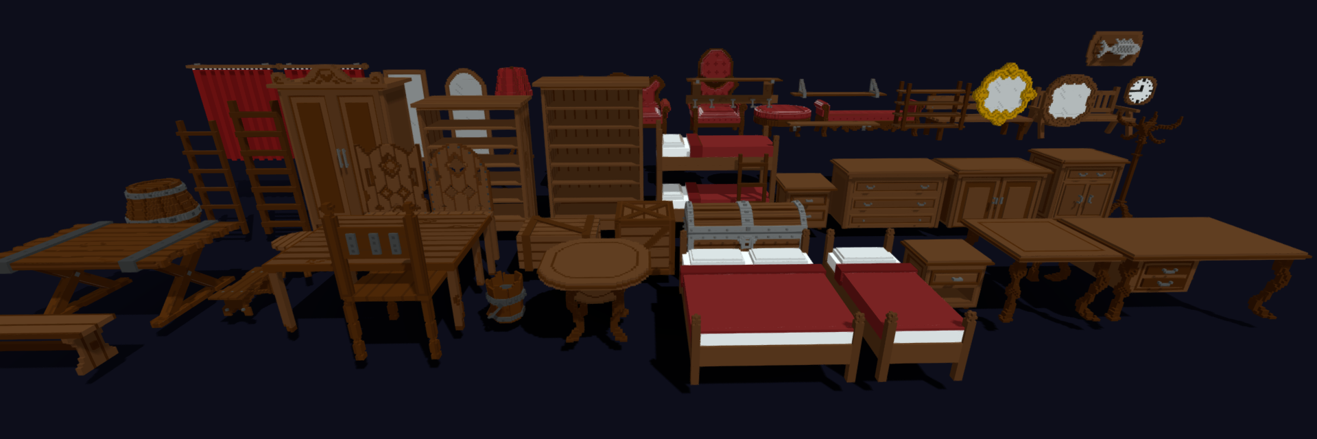 Props Pack - Voxel Low Poly Interior