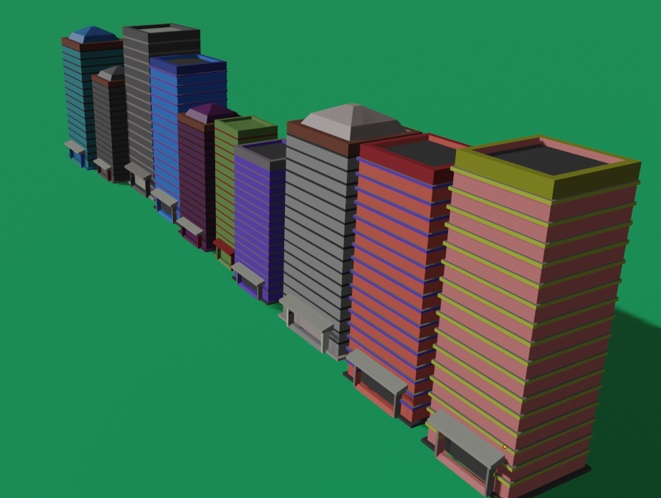 Low Poly Buildings by Joao9396