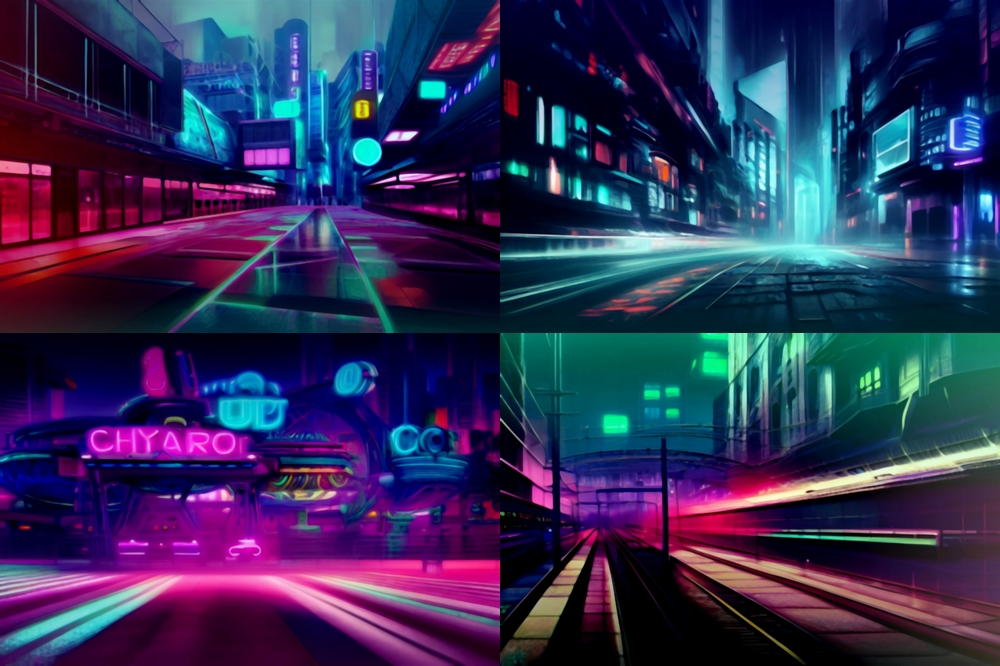 Cyberpunk City Street Technology Background Backgrounds