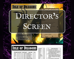 Isle of Dragons: Director's Screen  