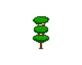 Free 32x32 Pixel Art Trees by MichaelsGameLab