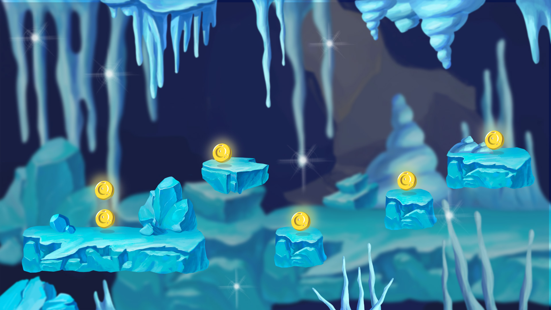 2D Asset Pack FREE - Ice Cave