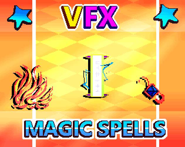 VFX MAGIC SPELLS Pixel Art Effects By Kiddolink vfx-magic-spells-pixel-art-effects-by-kiddolink