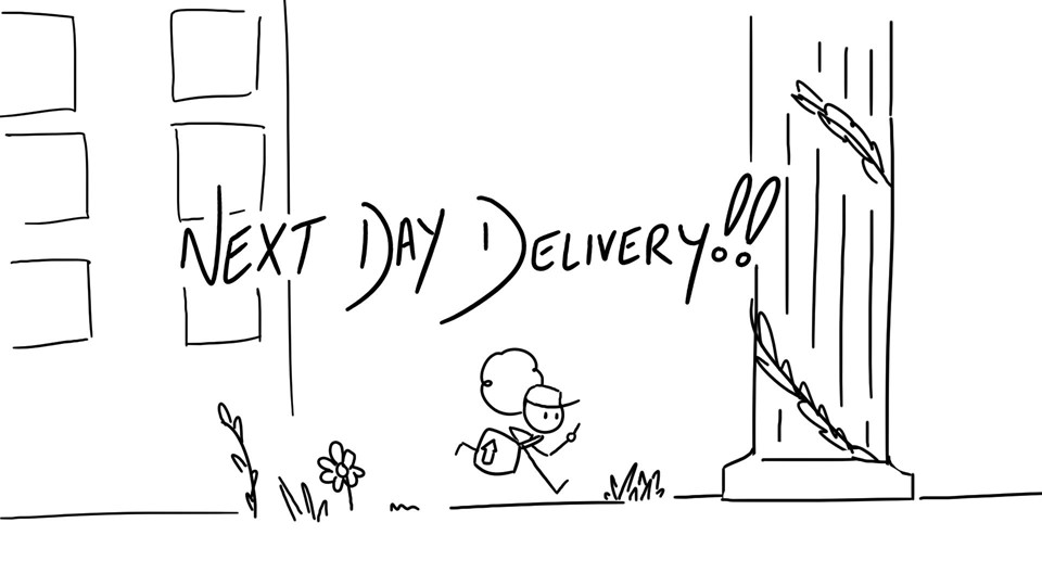Next Day Delivery!!