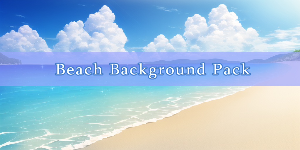 Anime Beach - VN Backgrounds