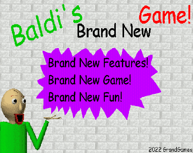 Baldi's Basics BRAND NEW CHARACTERS!!! 