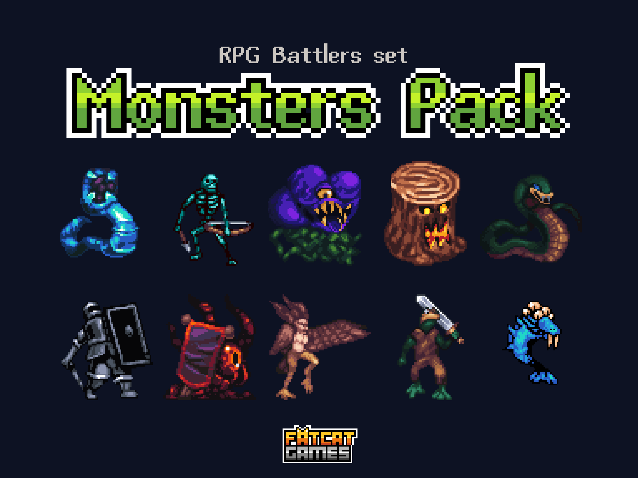 RPG Monster Battlers pack by Fat Cat Games