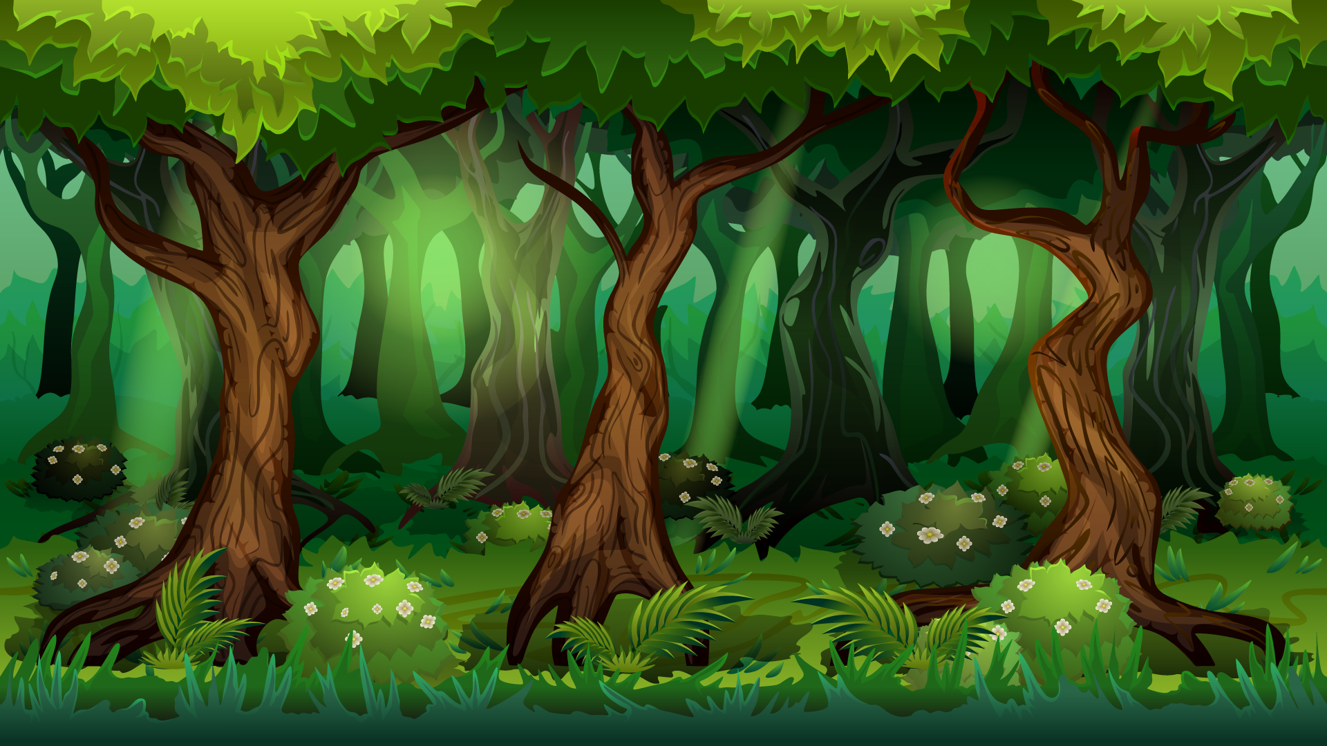 Включи лесной 3. Лес мультяшный. Сказочный лес игра. Фон лес мультяшный. Лес cartoon.