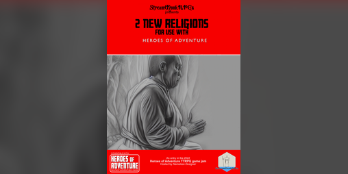 Cover image for 2 New Religions for Heroes of Adventure