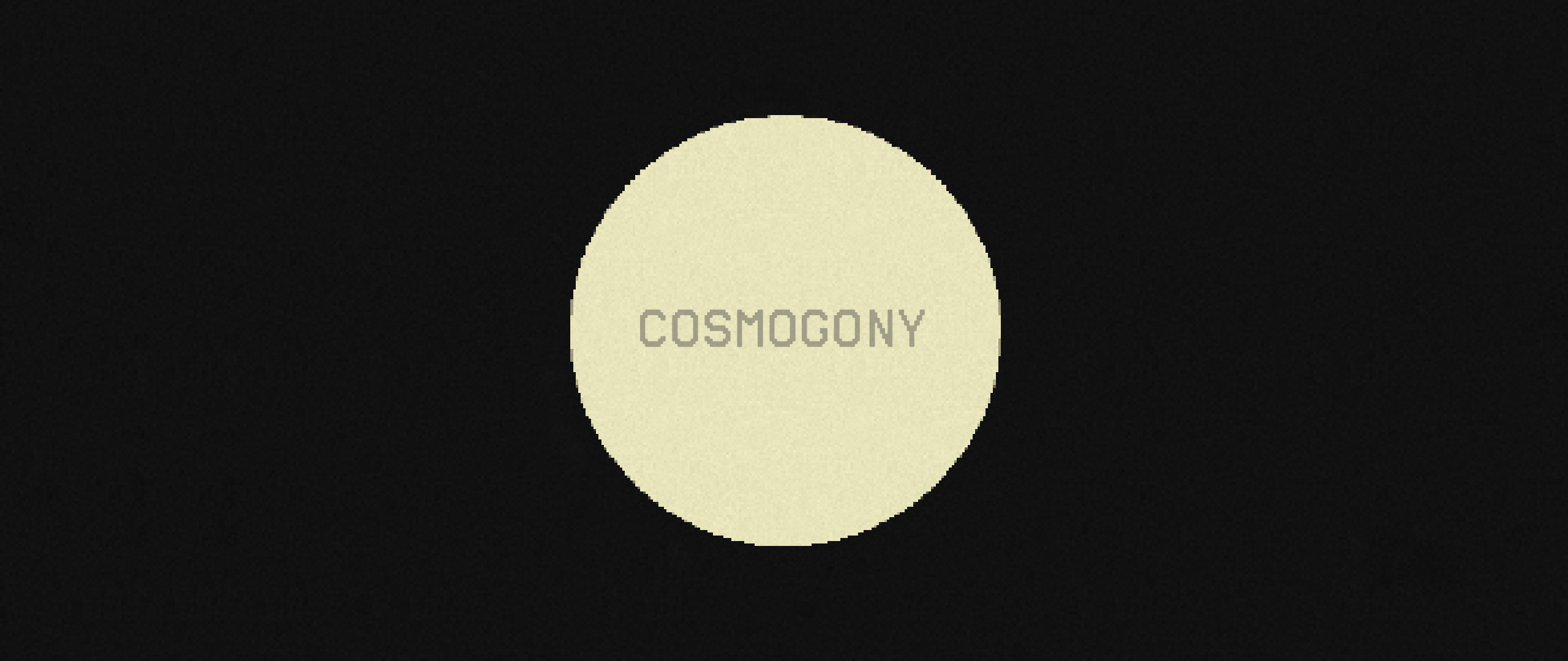 Cosmogony