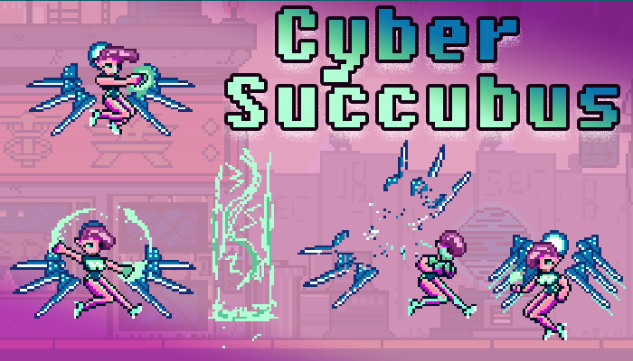 Pixel Cyber Succubus