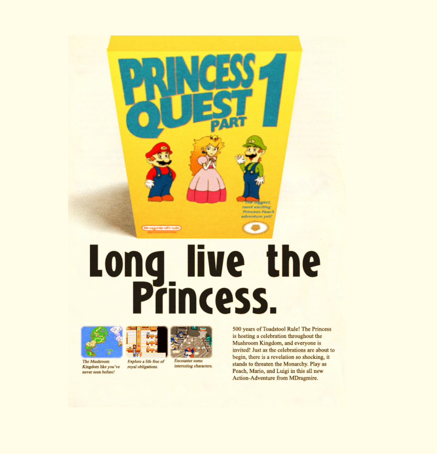 A Mario Bros Adventure Princess Quest Part 1 by MDragmire