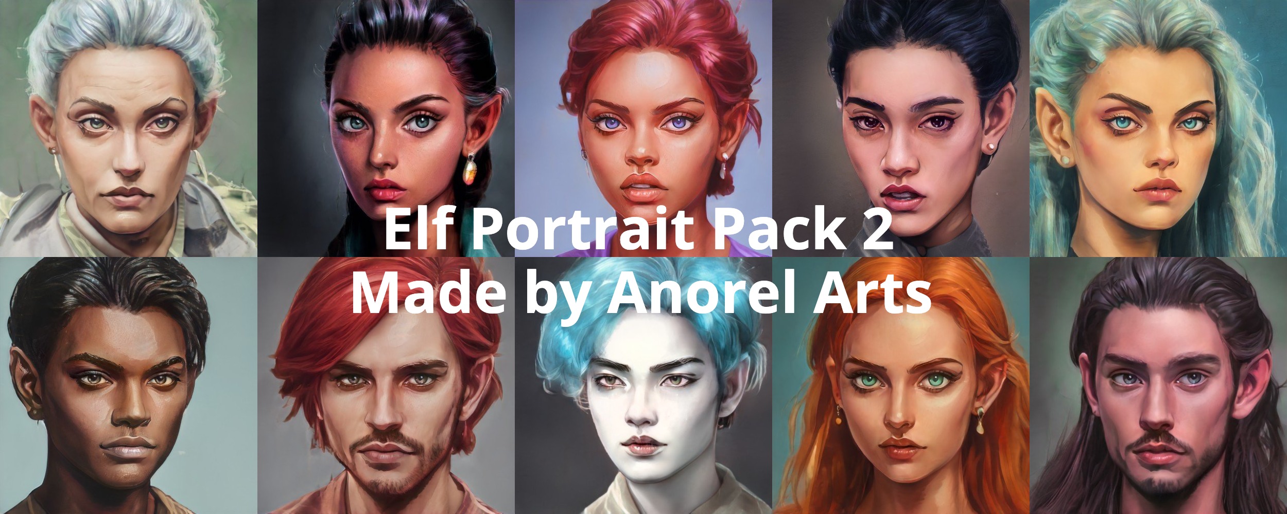 Elf Portrait Pack 2