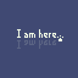 I am here.