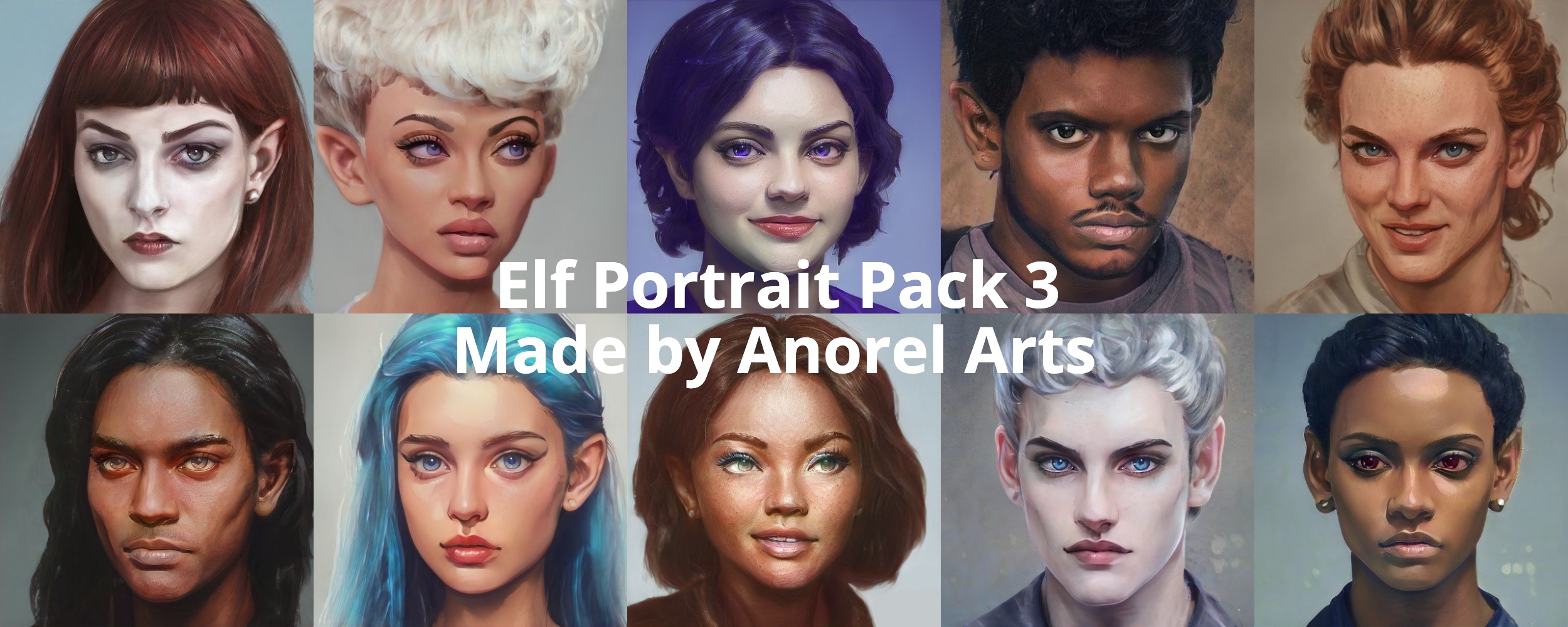 Elf Portrait Pack 3
