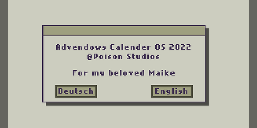 Cover image for Advendows Calendar OS 2022
