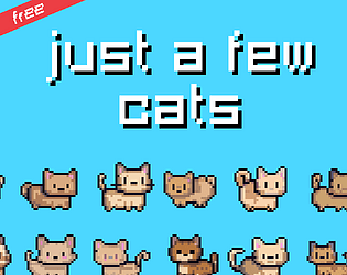 2D Pixel Art Cat Sprites by Elthen's Pixel Art Shop