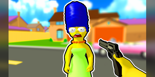 Cover image for Simpsons Shoot & Run
