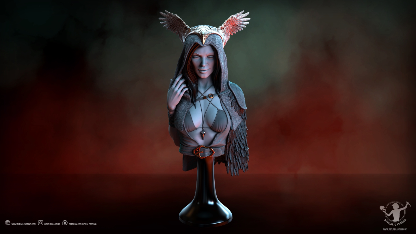Cover image for Ritual Casting December 2022 Cultist Exclusive - The Morrigan Bust