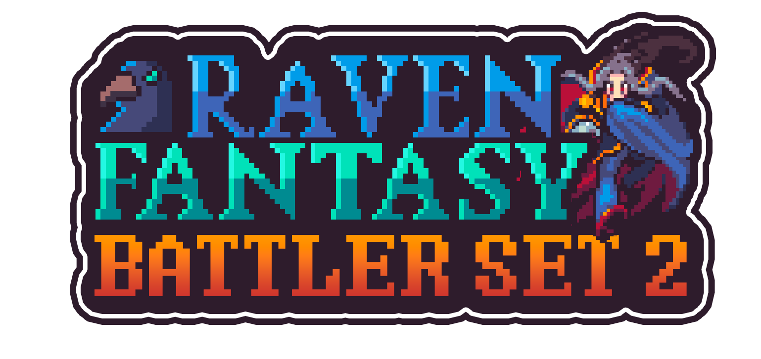 Raven Fantasy - 2D PixelArt Tileset and Sprites - Battler Set 2