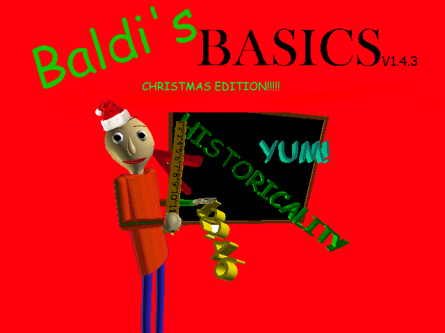 Baldi's basics christmas edition!