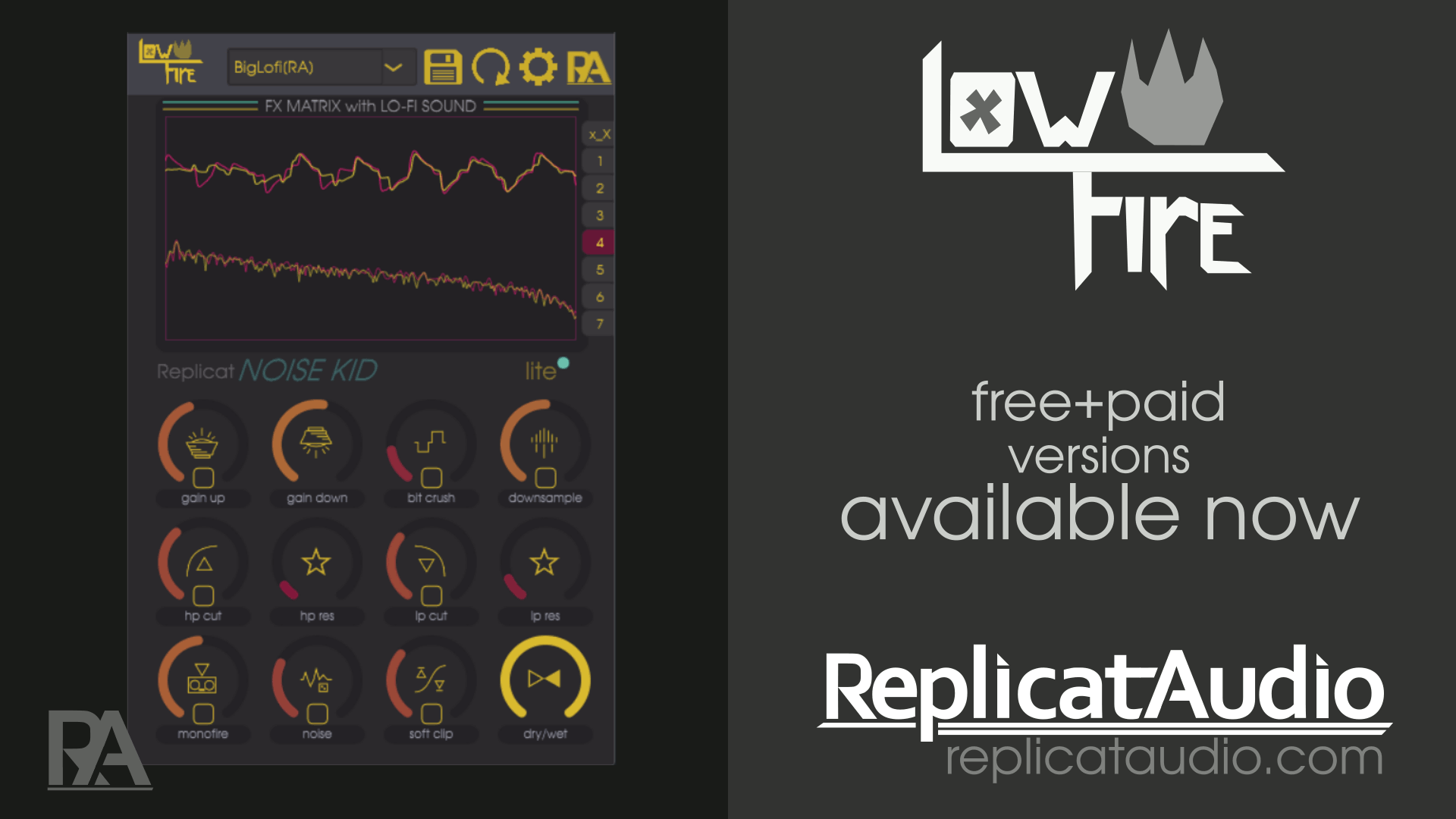 LowFire - Lofi FX Plugin