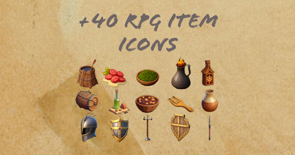 RPG Item Icons FREE 45+
