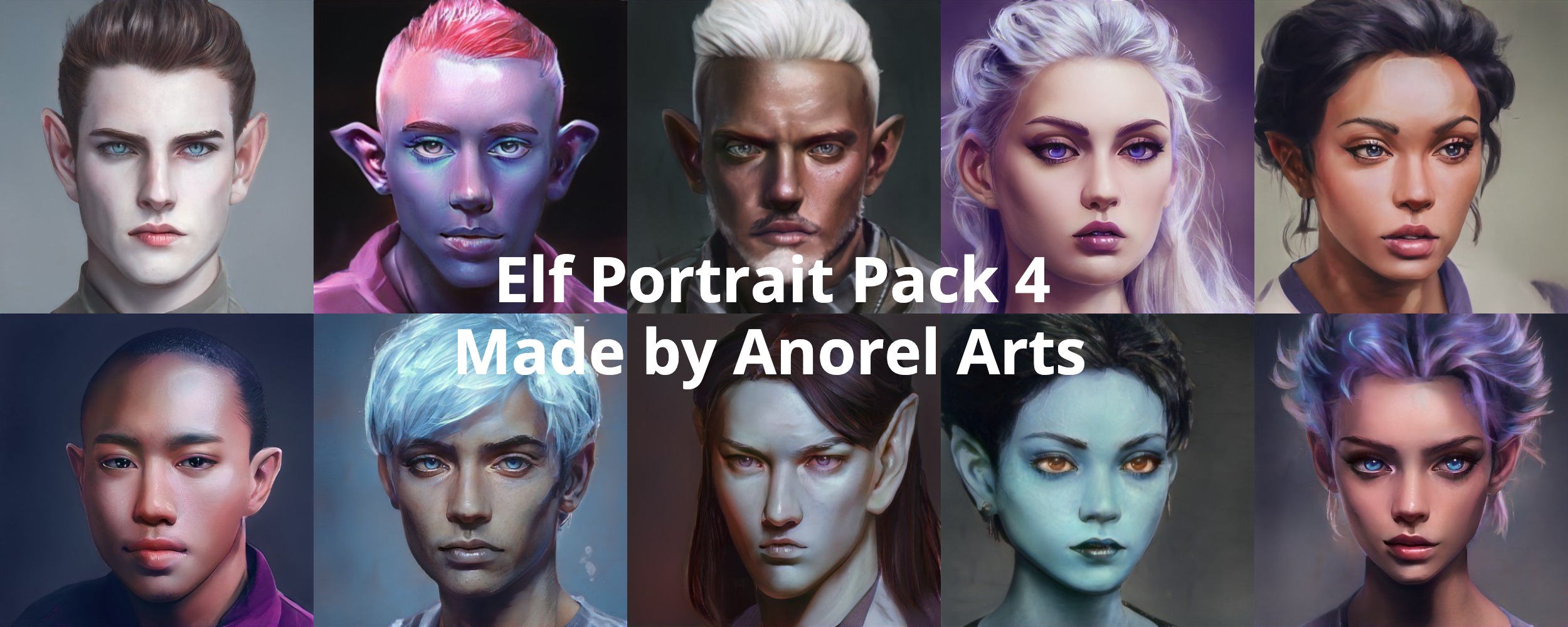 Elf Portrait Pack 4