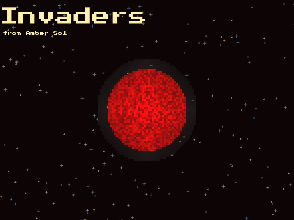 Invaders from Amber Sol (shmup, shooter)