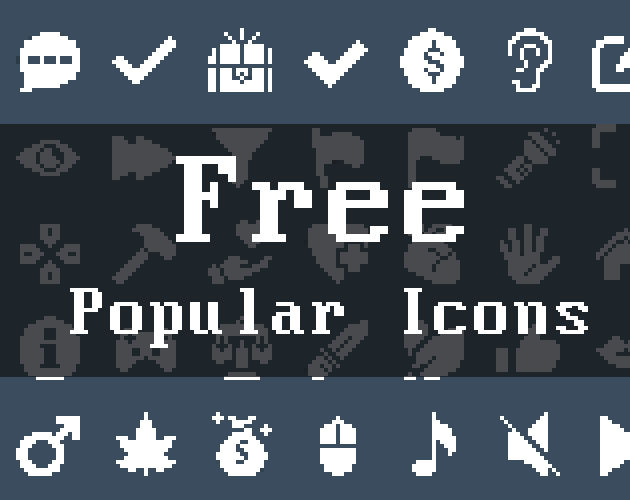 Free Popular Game Icons Pixel Art By RPG Pixel free-popular-game-icons-pixel-art-by-rpg-pixel
