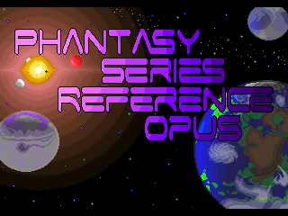 Cover image for Phantasy Series Reference Opus