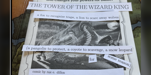 Cover image for Tower of the Wizard King: A Zine