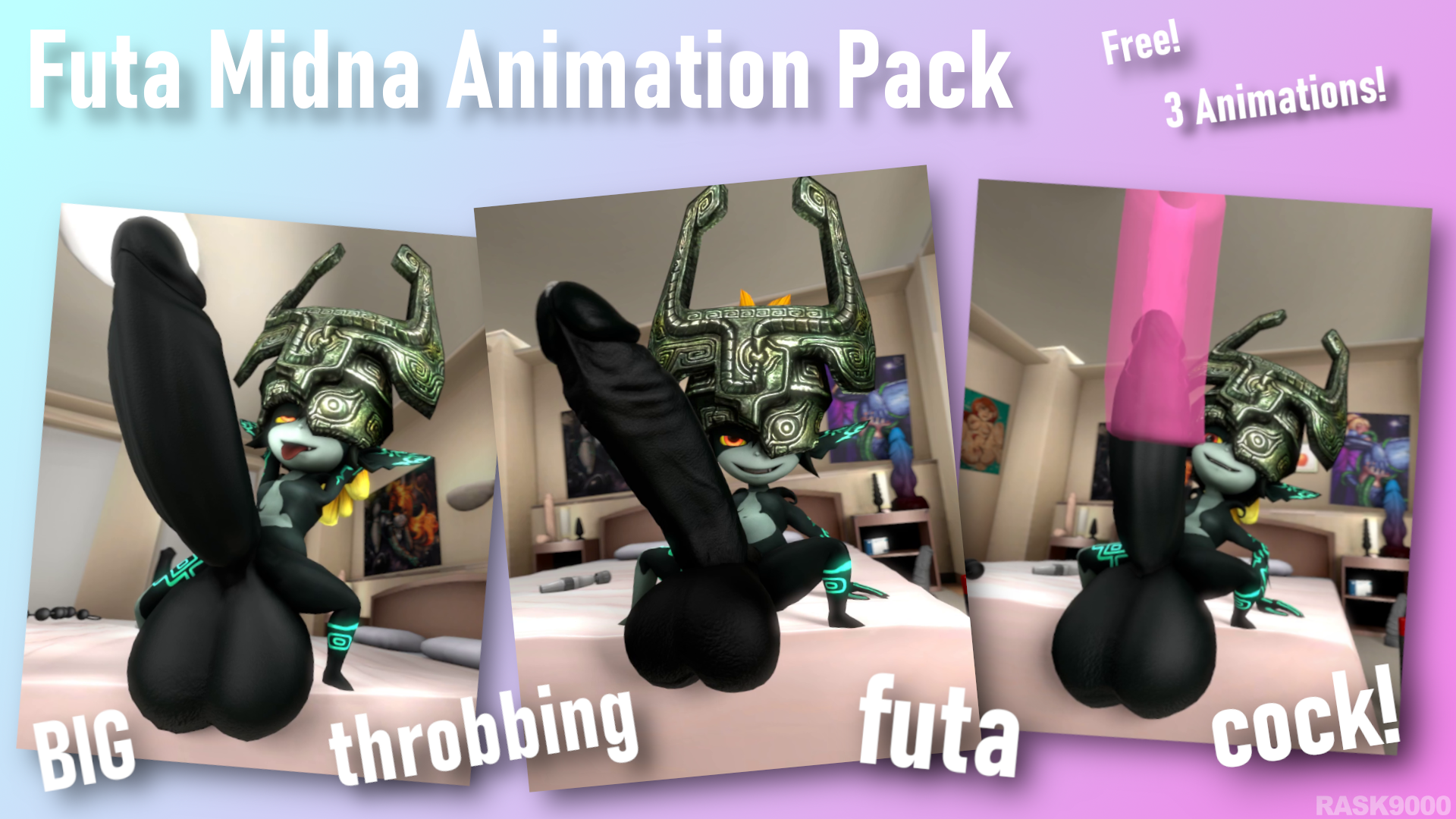 Futa Midna Animation Pack (Free!)