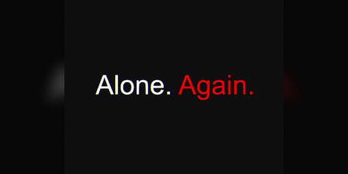 Cover image for Alone. Again.