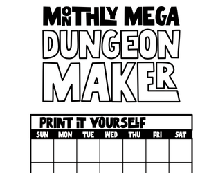 Monthly Mega Dungeon Maker  