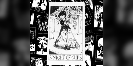 Cover image for Drawing Room Tarot: KNIGHT OF CUPS