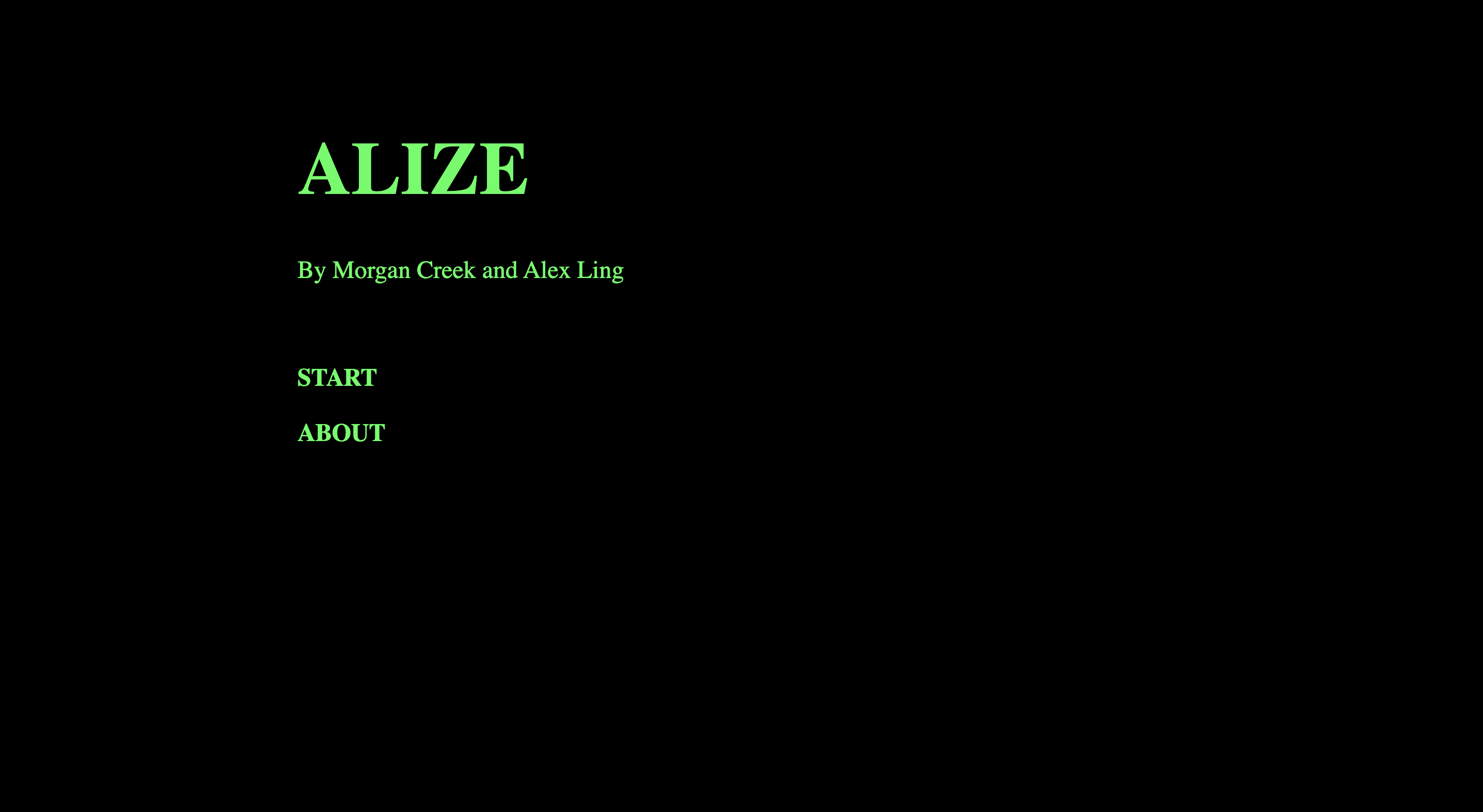 Cover image for ALIZE
