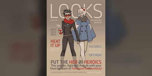 Cover image for LOOKS TO SAVE THE WORLD IN sketchbook